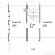 План дом 8x5,3 без навеса 2 этаж
